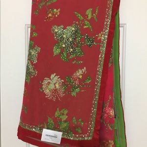 Ethnic Indian Wear Wedding  Saree New With Tag